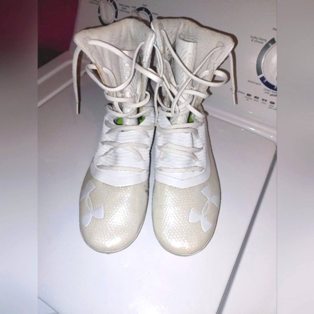 Under Armour White Cleats